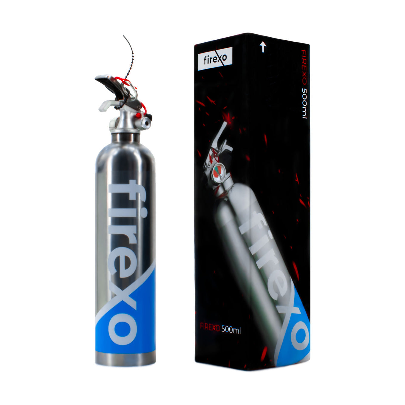 Firexo ALL FIRES Small Fire Extinguisher with FREE Vehicle Bracket